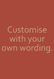 Custom bespoke signs - large