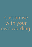 Custom bespoke signs - large
