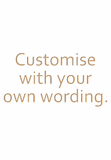 Custom bespoke signs - large