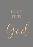 Give it to God and go to sleep - part 1