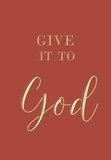 Give it to God and go to sleep - part 1