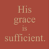 His grace is sufficient