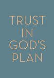 Trust in God's plan