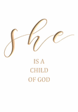 She is a child of God