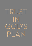 Trust in God's plan