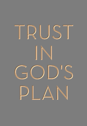 Trust in God's plan